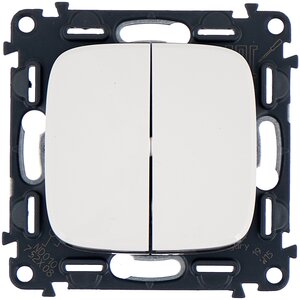 <b>Выключатель</b> <b>Legrand</b> 752708 <b>Valena</b> Allure, 10 А <span><b>valena</b> allure поражает оригинальными элементами: округлая форма</span>