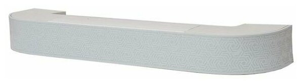 Декоративная планка Арабеска, длина 350 см, ширина 7 см, цвет белый лак Магеллан 7376788 . - фотография № 2