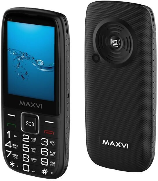 Телефон мобильный (MAXVI B32 black)