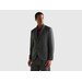 Пиджак UNITED COLORS OF BENETTON, силуэт прямой, однобортный, размер 54, серый