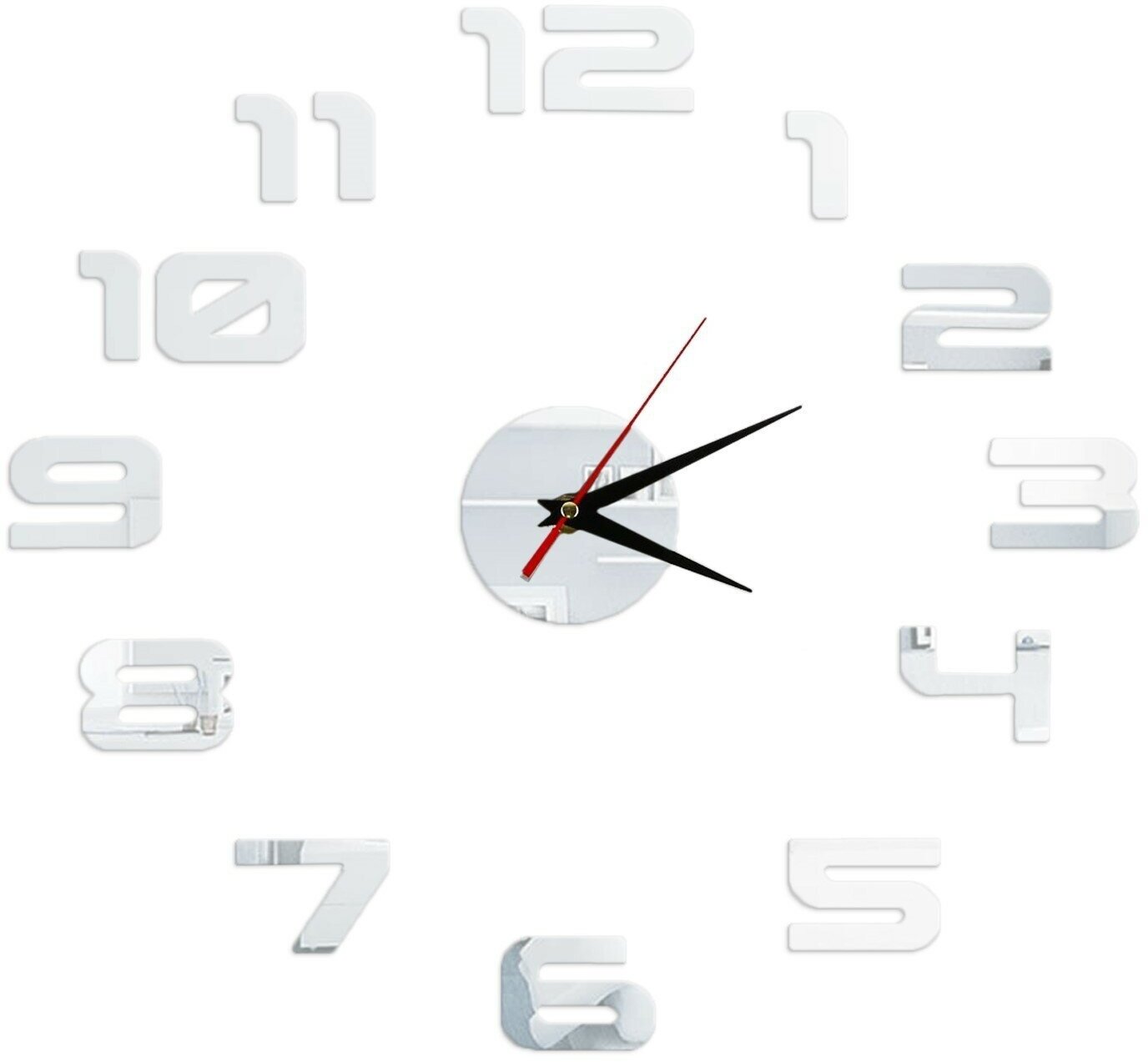 фото Интерьерные часы-наклейка "Классика", 40 х 40 см