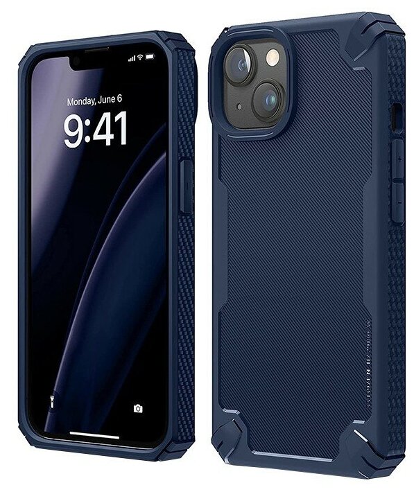 Защитный чехол Elago ARMOR Silicone для iPhone 14 Plus, синий