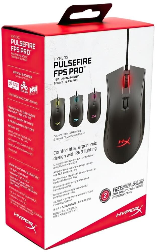 Мышь HyperX Pulsefire FPS Pro