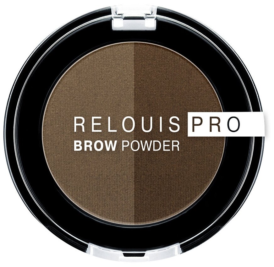 Тени для бровей Pro brow powder Relouis 3г тон 01 Blonde Релуи Бел ООО - фото №1