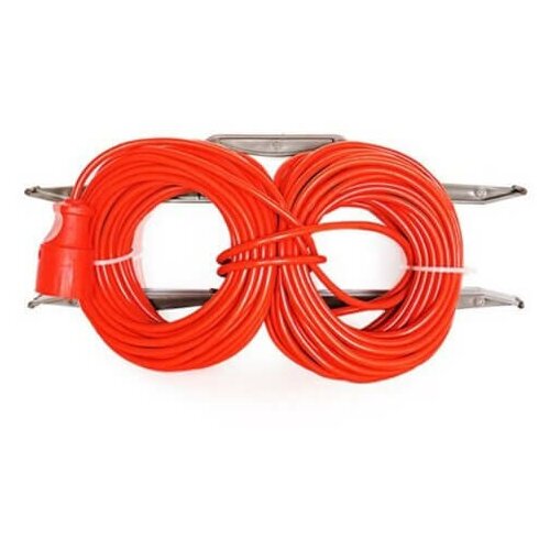 Удлинитель силовой на рамке glanzen штепс. Гнездо ПВС 2х0,75мм2 50м er-50-001