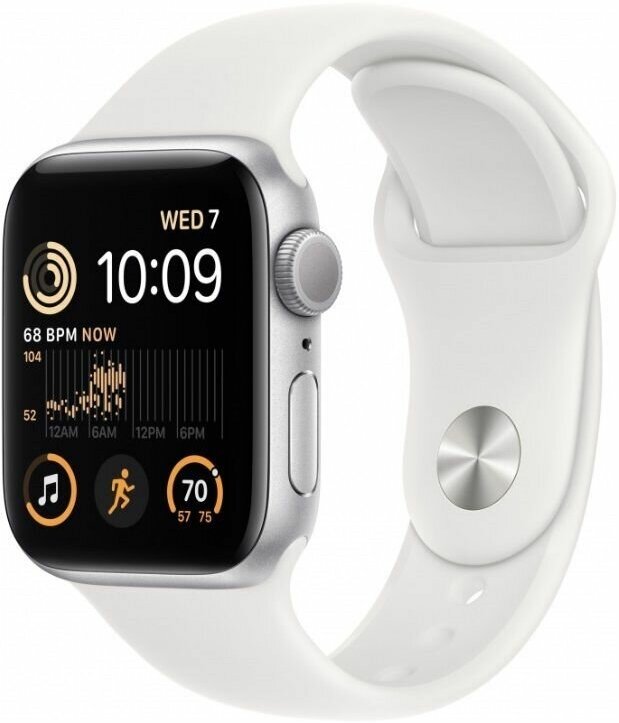 Смарт-часы APPLE Watch SE A2351 серебристый (mkny3ll/a) - фото №16