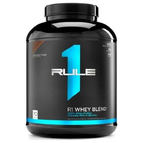 Протеин сывороточный Rule One Proteins R1 Whey Blend клубничный крем 2280 гр. r1 whey blend rule 1 924 гр банан