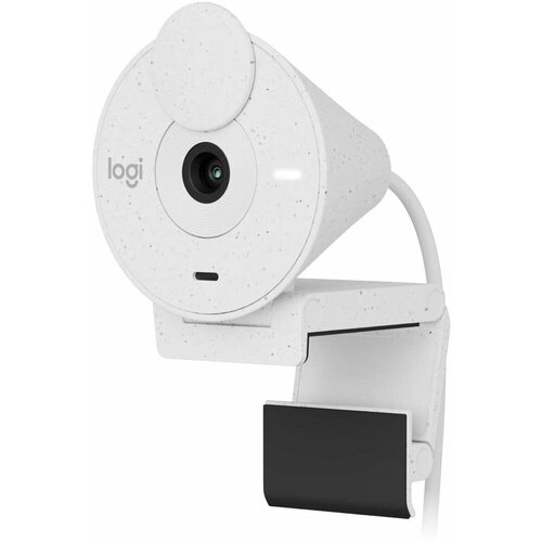 Веб-камера Logitech Brio 300 (белый) веб камера logitech brio 300 розовый