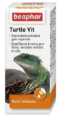 Beaphar Витамины дчерепах Turtle Vitamine 20мл (сезон) | Turtle Vit, 0,082 кг, 31344
