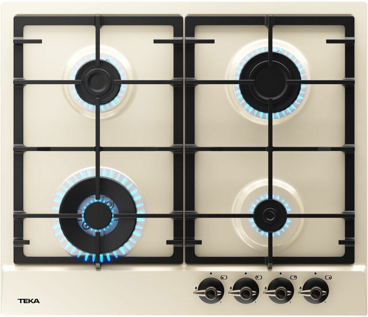 Газовая варочная панель TEKA GSC 64320 RBN VANILLA-OB