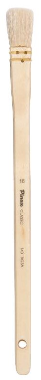 Кисть Pinax Classic, коза №16, флейц, с длинной ручкой №16