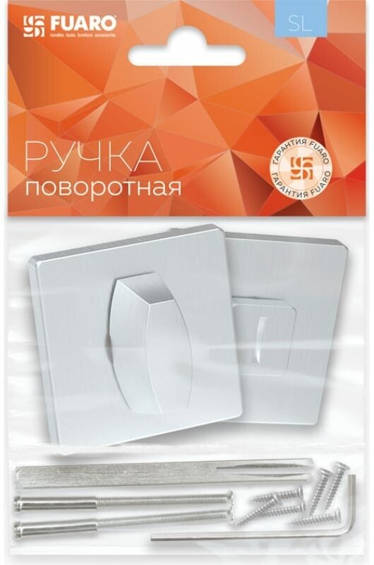 завертка сантехническая FUARO BK6 SL CP-8 хром - фото №2