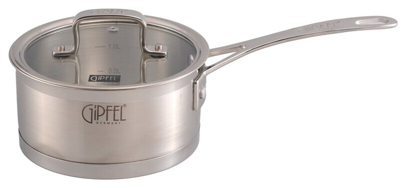 Ковш из нержавеющей стали Gipfel Prestige 1232 16 см/1,5 л - фото №1