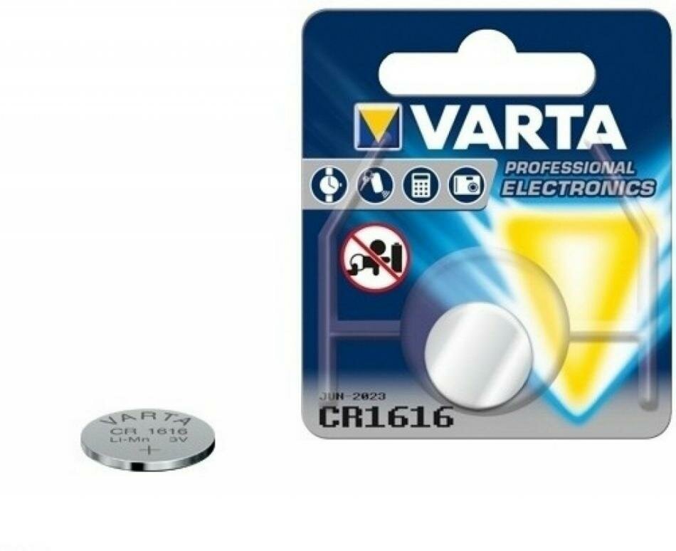 Батарейка Varta CR 1616 Bli 1 Lithium (6616101401) - фото №18