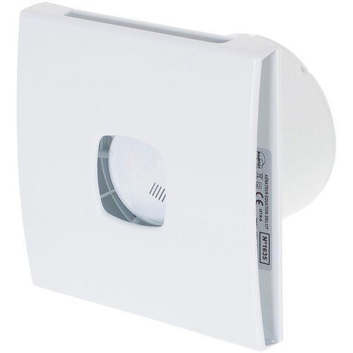 Вентилятор осевой вытяжной Equation D120 мм 31 дБ 190 мч обратный клапан таймер цвет белый 6365₽