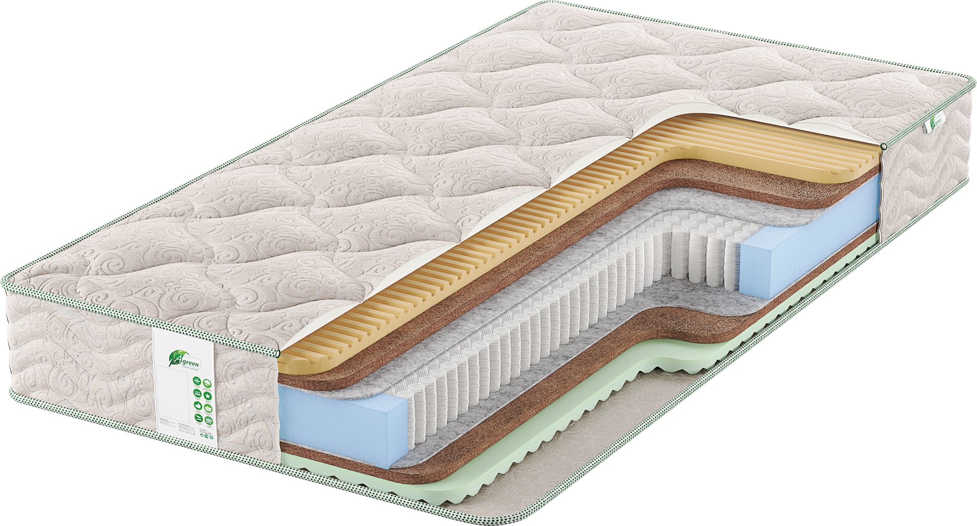 Матрас Agreen Try Santiago 70х200 - фотография № 2