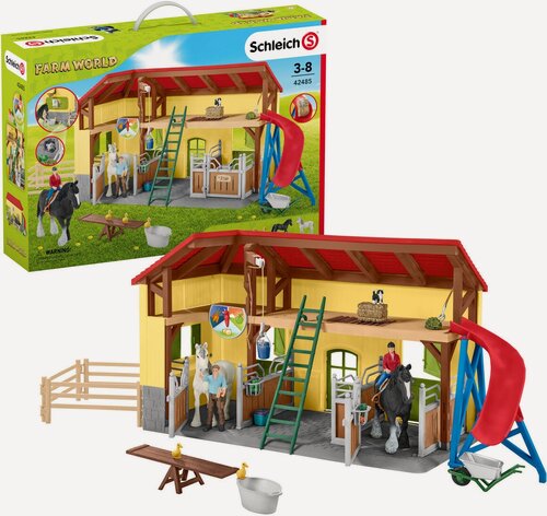 Изображение товара Игровой набор и фигурки Schleich Конюшня серии Farm World, 42485