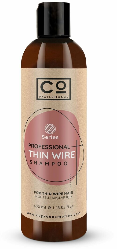 Шампунь для тонких волос CO PROFESSIONAL Thin Wire Shampoo, 400 мл