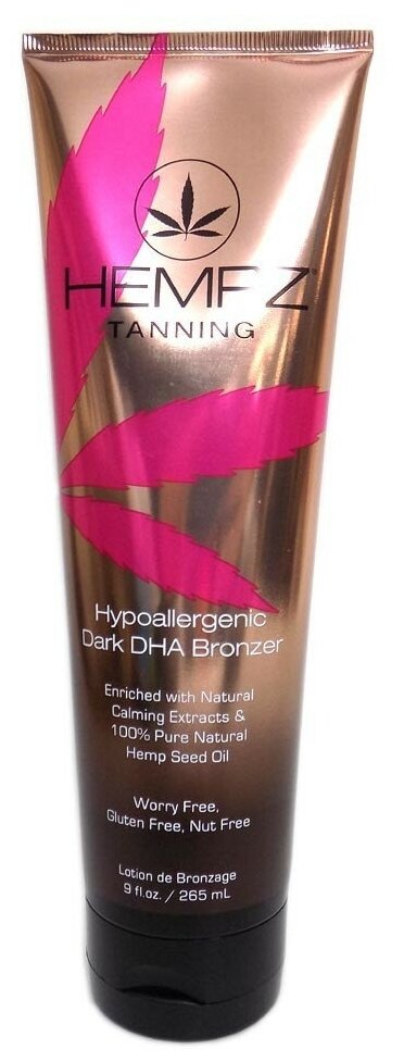 Hempz лосьон для загара в солярии Hypoallergenic Dark DHA Bronzer 265 мл