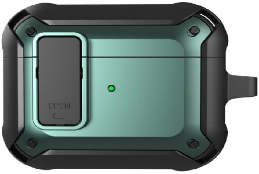 Чехол WiWU Mecha AirPods Case для AirPods Pro Black + Green
