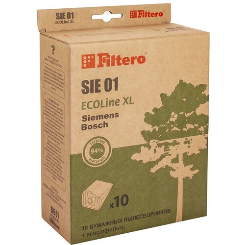 Пылесборники FILTERO ECOLine XL SIE01 (10+фильтр)