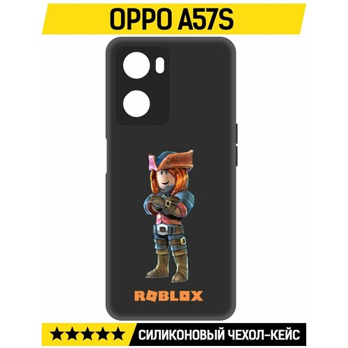 Чехол-накладка Krutoff Soft Case Roblox-Эзебель для Oppo A57s черный