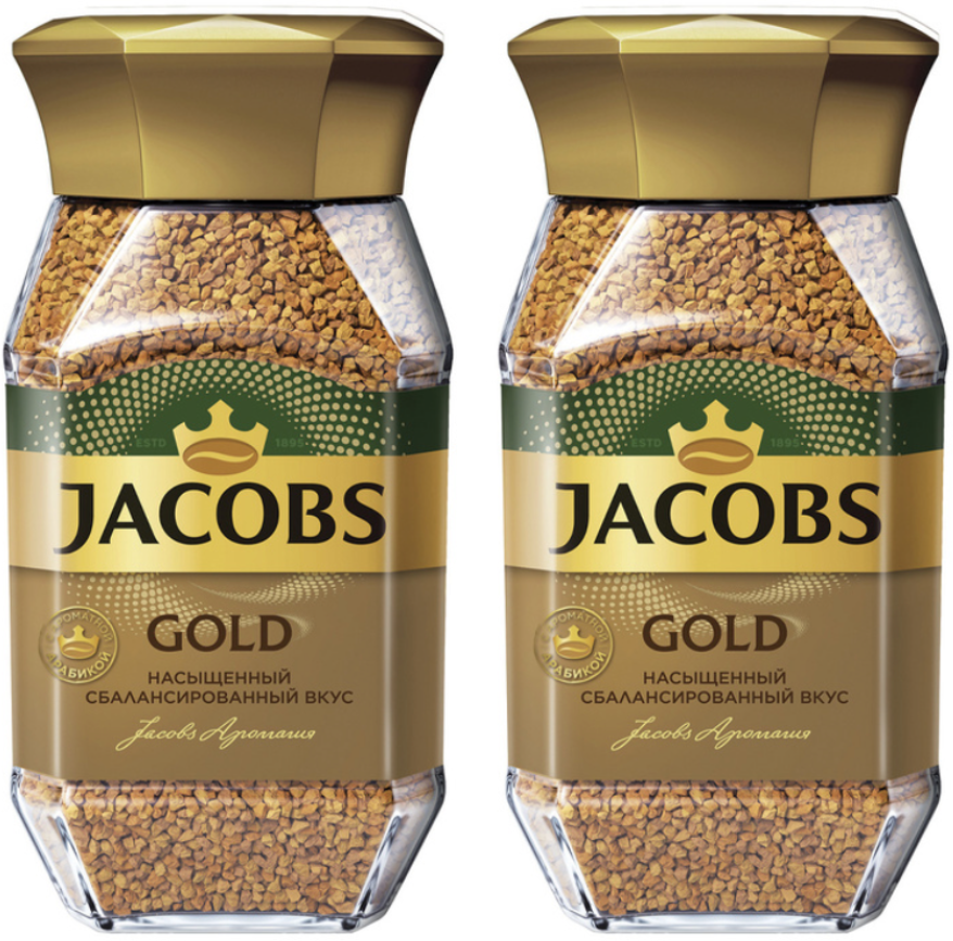 Кофе растворимый Jacobs Monarch Gold 95 грамм 2 штуки - фотография № 1