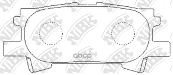 Колодки Тормозные Дисковые NiBK арт. PN1498