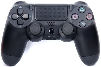 Геймпад/Джойстик/Контроллер Bluetooth беспроводной для консоли/приставки PS4 черный