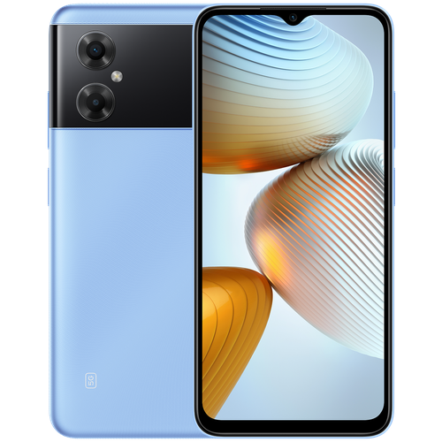 unihertz jelly star 4g android 13 global version smartphone with 8gb 256gb dual nano sim bluetooth 5 3 48mp main camera otg Смартфон Xiaomi POCO M4 5G 6/128 ГБ Global, Dual nano SIM, холодный синий