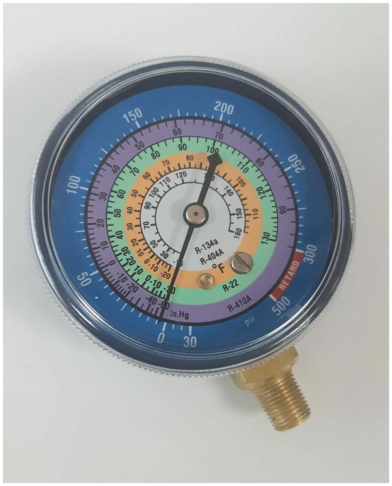 Мановакуумметр Compound Gauge 70 мм. (R134a R404a R22 R410a)