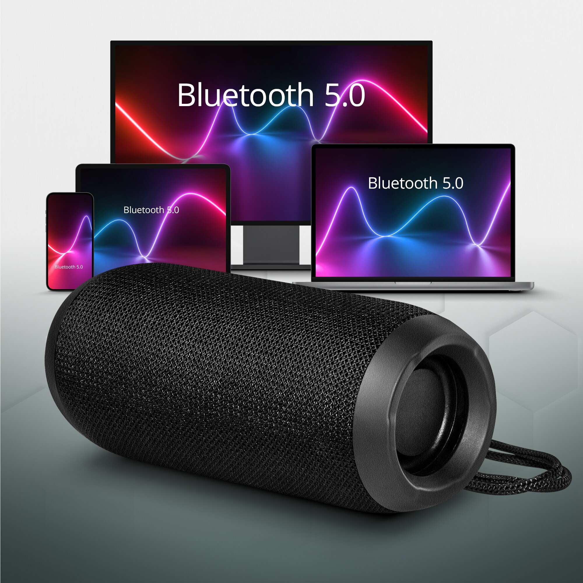 Колонка портативная музыкальная bluetooth, беспроводная с блютуз Defender Enjoy S700, 10Вт, BT, MP3, USB, MicroSD, FM радио, AUX, Soft Touch