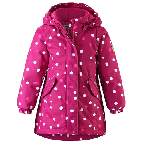 фото Куртка reima зимняя, размер 104, розовый