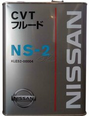 Трансмиссионное Масло - NISSAN CVT FLUID NS-2 (4л.) Арт. KLE52-00004