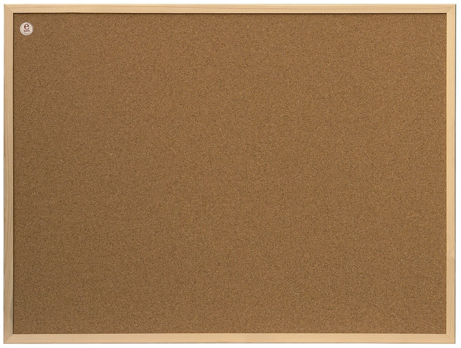 Доска пробковая для объявлений 2х3 Eco, 80x60 см, деревянная рамка