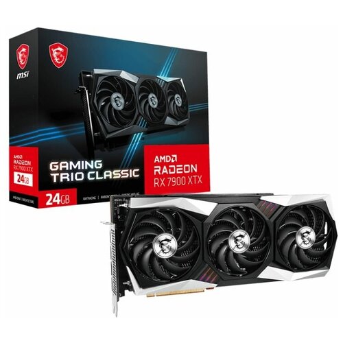 Видеокарта MSI PCI-E 40 RX 7900 XTX GAMING TRIO CLASSIC AMD Radeon RX 7900XTX 24576Mb 384 GDDR6 230020000 HDMIx1 DPx3 HDCP Ret 15873000₽