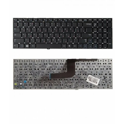 Keyboard Клавиатура для ноутбука Samsung RV511 черная без рамки гор Enter ZeepDeep 863₽