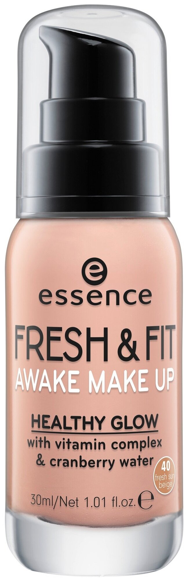 Основа тональная для лица ESSENCE FRESH & FIT NEW тон 40 fresh sun beige 30 мл