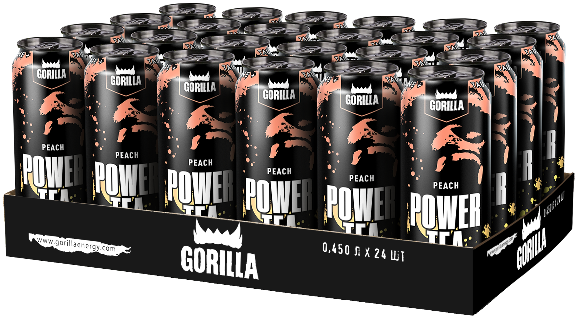 Нап Gorilla Power Tea Peach0,45х24бан