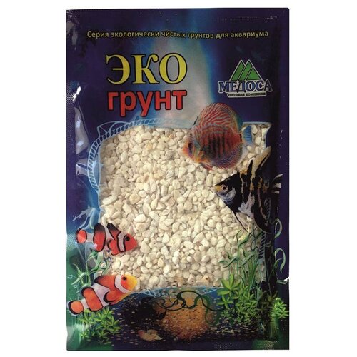 Мраморная крошка Эко грунт 2-5mm 7kg White 7-1018
