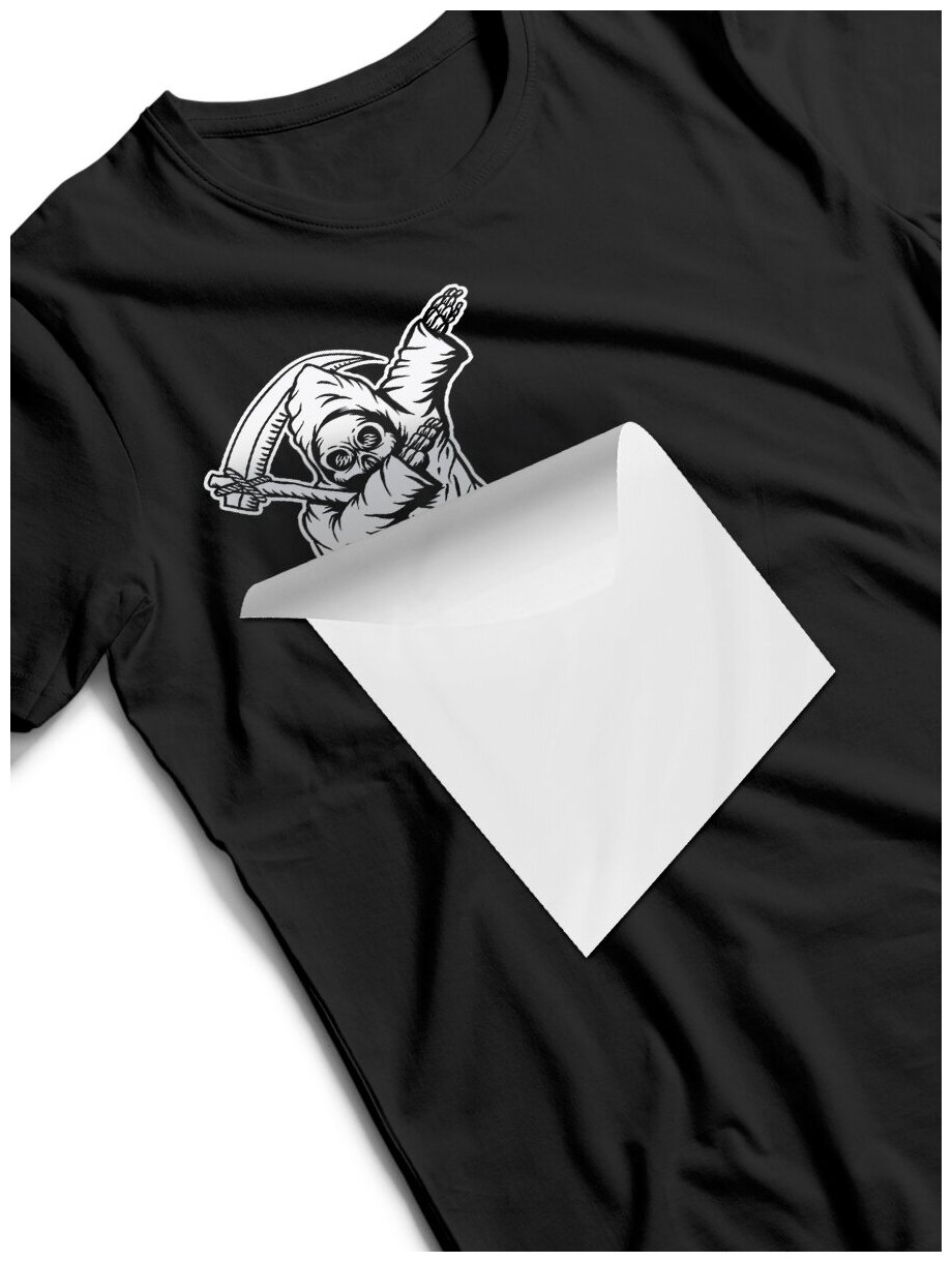Трансфер "Dabbing death" переводная наклейка на одежду — фото 1