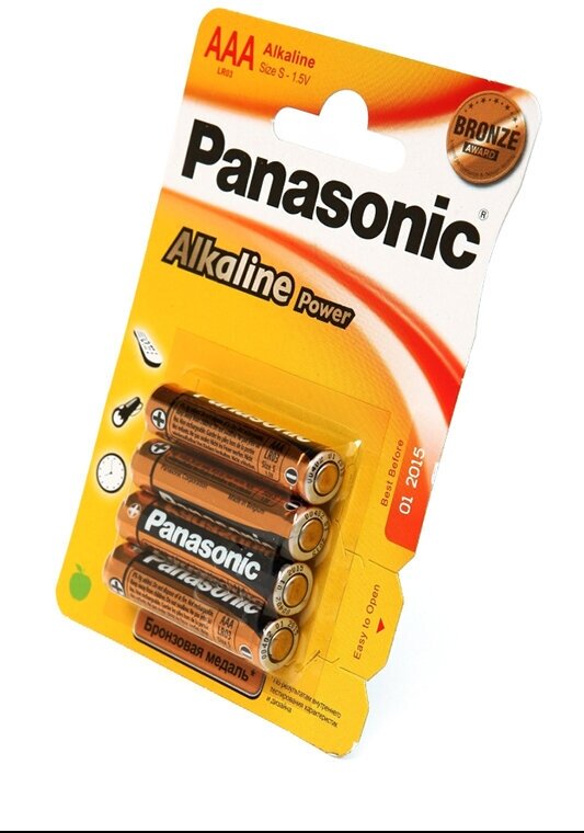 Батарейки Panasonic Alkaline Power AAA Bli, 10 шт. (LR03REB/10BW) - фото №3