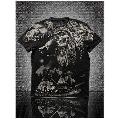 Футболка мужская Rock Bear APACHE INDIAN 2XL Индеец