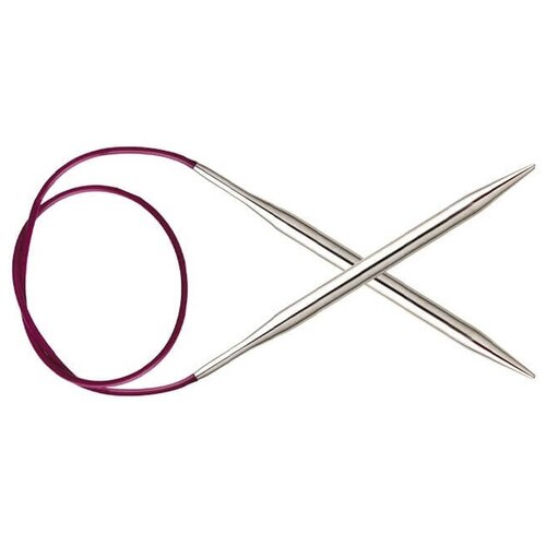 Спицы для вязания Knit Pro Nova Metal круговые 80 см - 12,00 мм