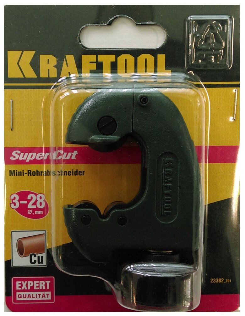 KRAFTOOL Universal-28 (3-28 мм), Труборез для меди и алюминия (23382)