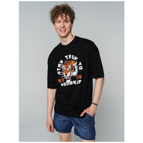 фото Футболка твое 79848 цвет: черный s