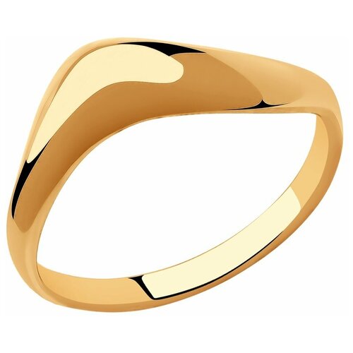 фото Sokolov кольцо из золочёного серебра 93010842, размер 18