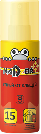 Спрей от клещей 100мл Nadzor