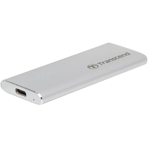 Твердотельный накопитель Transcend ESD260C Portable 250Gb TS250GESD260C 500 гб внешний ssd transcend esd260c usb 3 1 type c серебристый