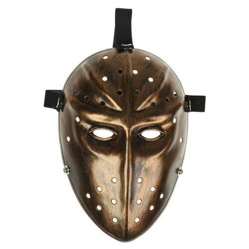 фото Карнавальная маска "воин", цвет золото 3489264 сима-ленд